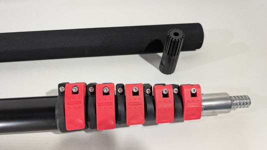 9 ALUMINIUM TELESKOPSTANG