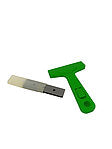 Barberblader(2 stk) og inkl grønn glasskrape 10 cm